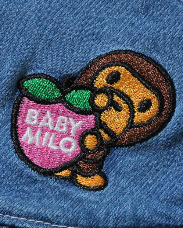 Shorts Bape Strawberry Milo Frill Enfant Bleu | YLSMD4630