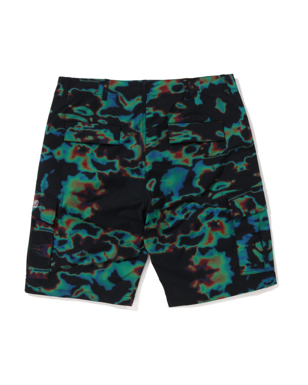 Shorts Bape Thermography Cargo Homme Noir | JFBZN3260