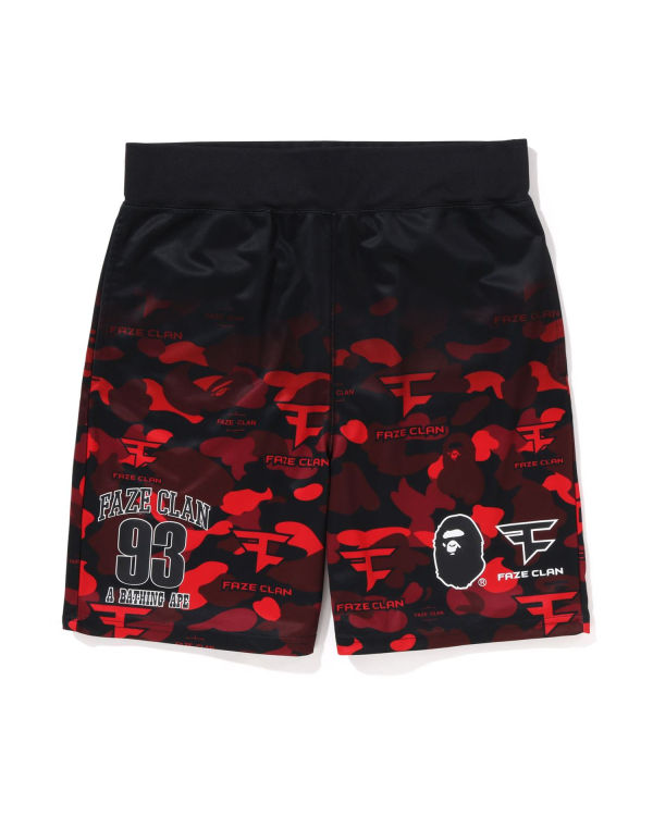 Shorts Bape X Faze Clan Game Enfant Rouge Clair | ONSIZ6417