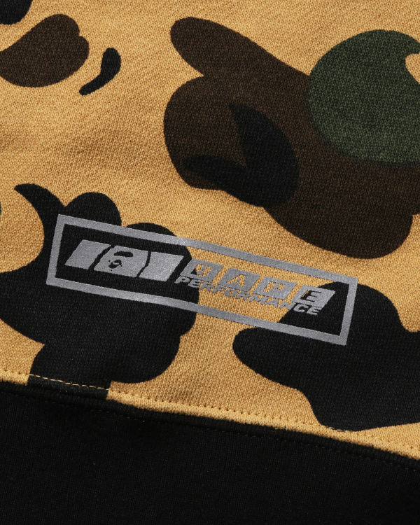 Sweat À Capuche Bape 1st Camo Racing Layered Pullover Enfant Jaune | FNUTB9032