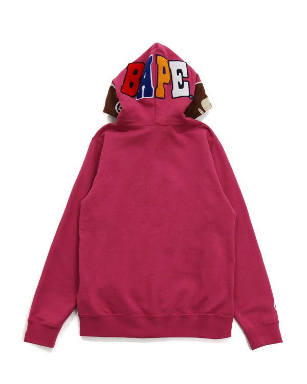 Sweat À Capuche Bape 2nd Ape Full Zip Femme Rose | FPXJS3580