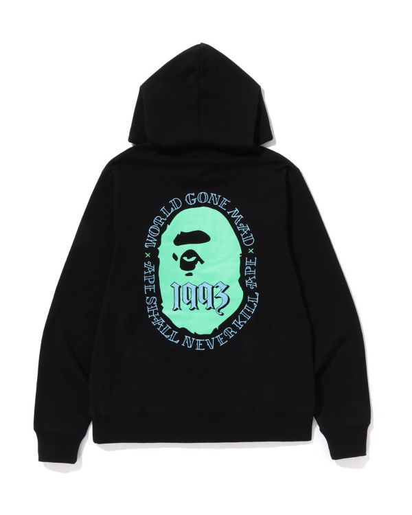 Sweat À Capuche Bape Ape Head Pullover Homme Noir | JDZBC2150