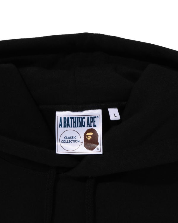 Sweat À Capuche Bape Ape Relaxed Fit Pullover Homme Noir | FUGDL3106