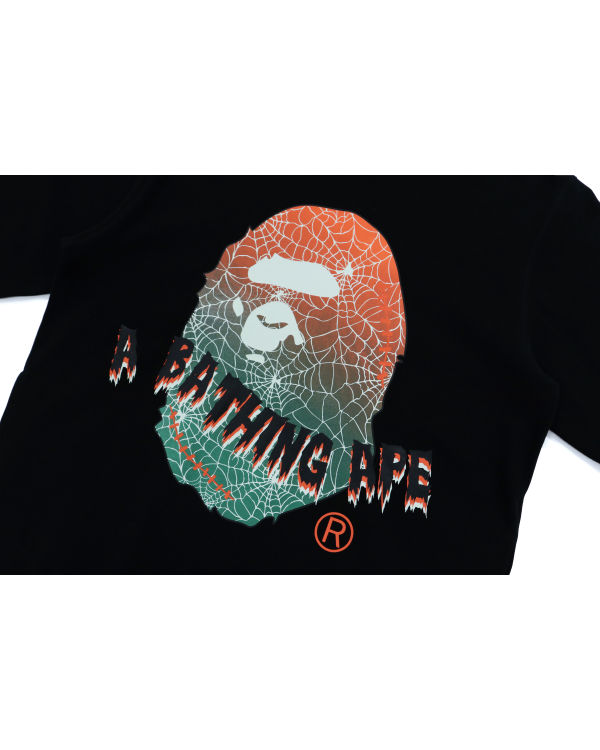 Sweat À Capuche Bape Halloween Ape Head Glow In The Dark Pullover Homme Noir | MEGHY5198