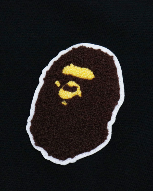 Sweat À Capuche Bape Military Patch Heavy Weight Homme Noir | WGOQH8035