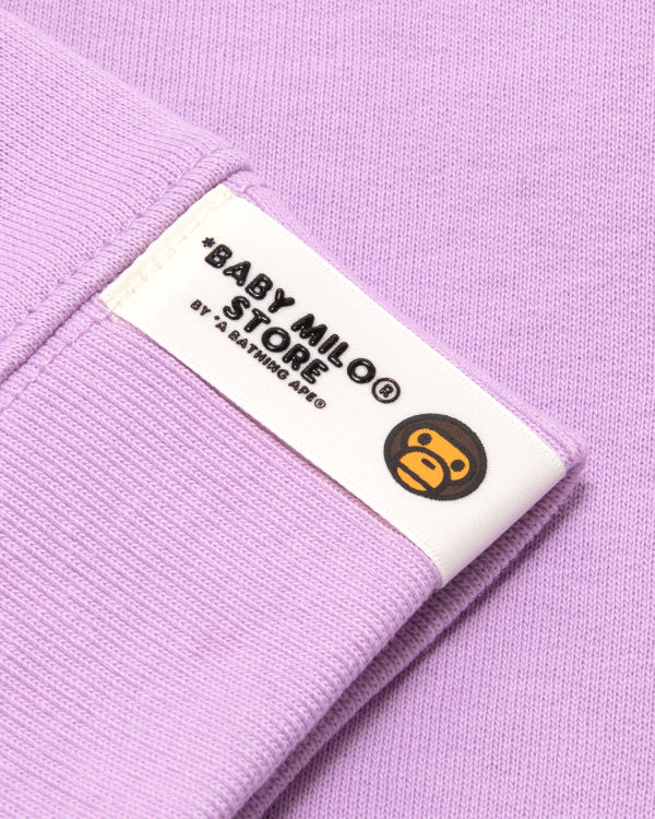 Sweat À Capuche Bape Milo Femme Violette | TWKFR9187