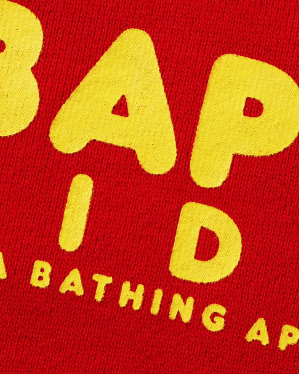 Sweat À Capuche Bape Milo Pocket Zip Enfant Rouge Clair | YFLGT5137