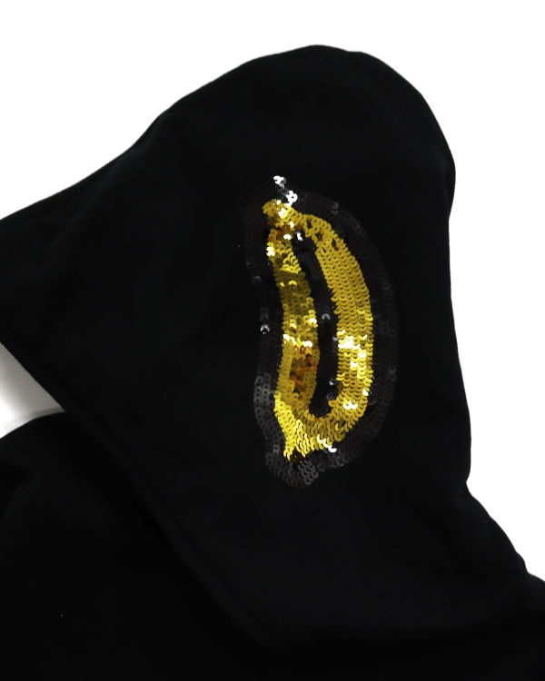 Sweat À Capuche Bape Milo Sequin Full Zip Femme Noir | ZTXAO1384