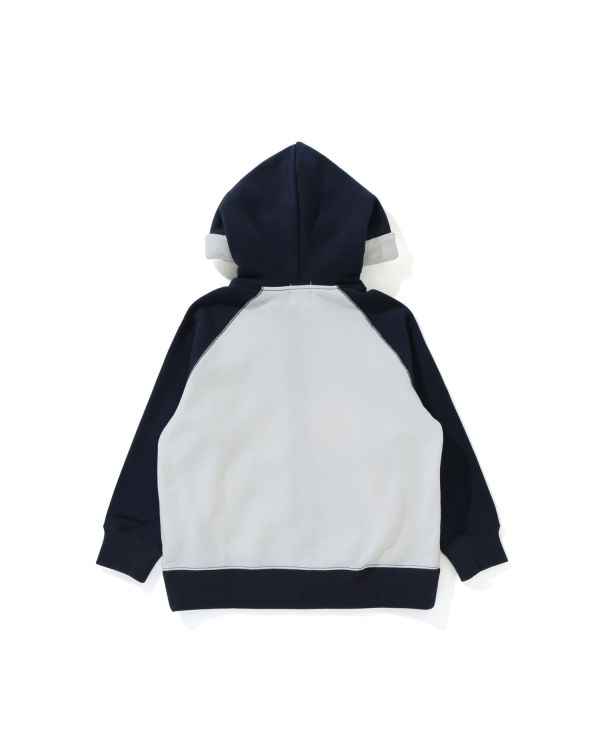 Sweat À Capuche Bape Milo Star Zip Enfant Bleu Foncé | OSWUH7691