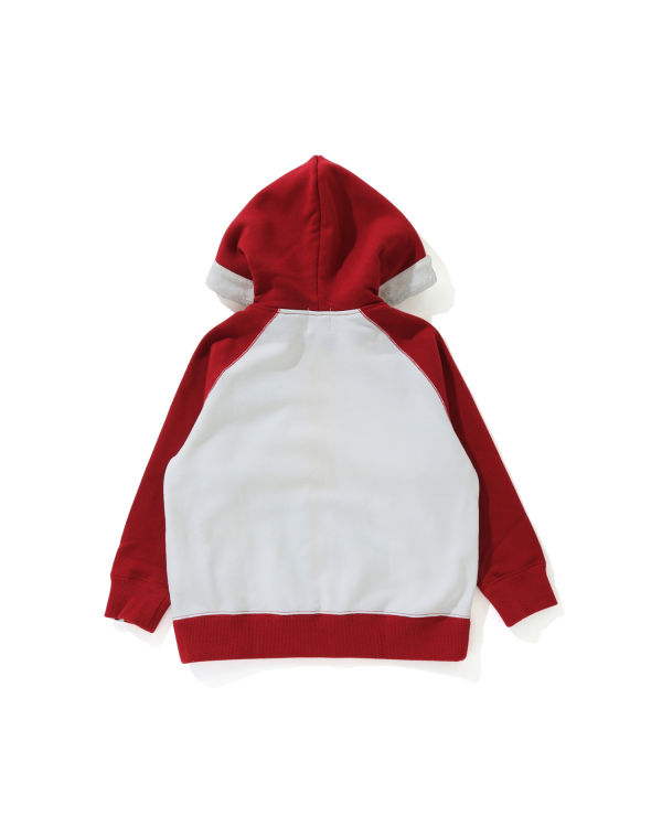 Sweat À Capuche Bape Milo Star Zip Enfant Rouge Clair | TIVKU1369