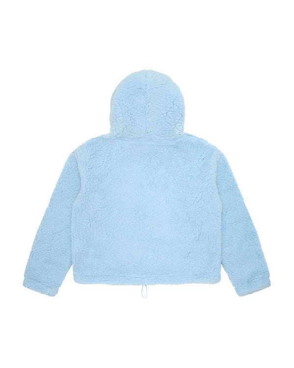 Sweat À Capuche Bape Oversized Femme Bleu Clair | VYQST1459