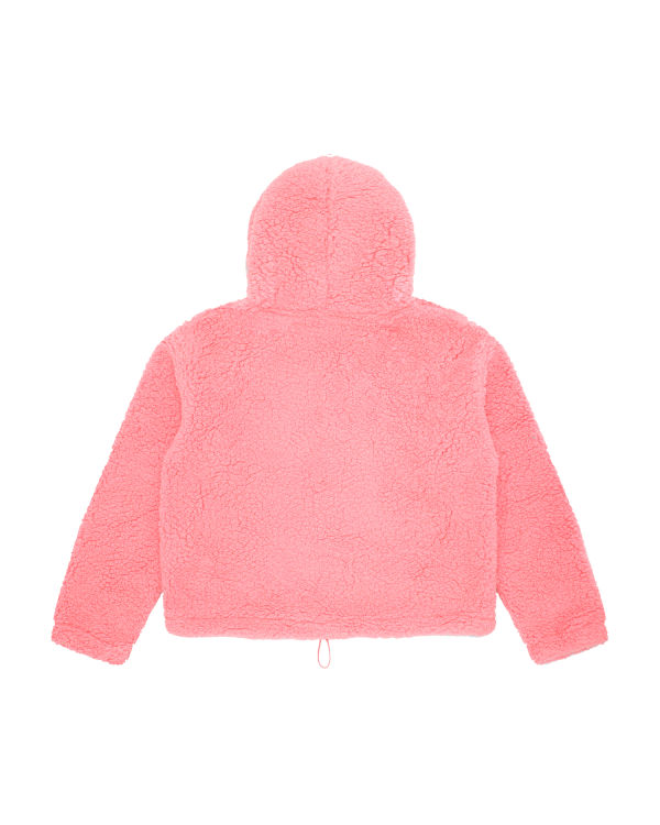 Sweat À Capuche Bape Oversized Femme Rose | QCAPU1829