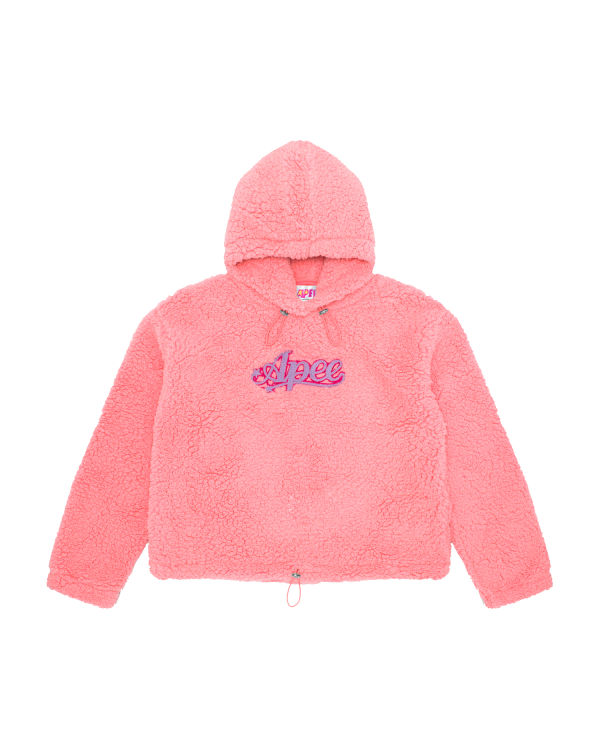 Sweat À Capuche Bape Oversized Femme Rose | QCAPU1829