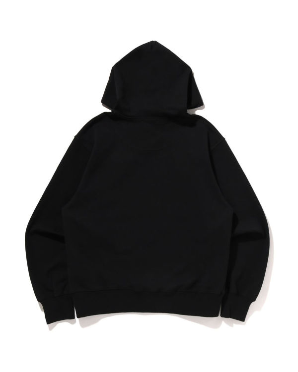 Sweat À Capuche Bape STA Logo Relaxed Fit Pullover Homme Noir | SZBFI5942