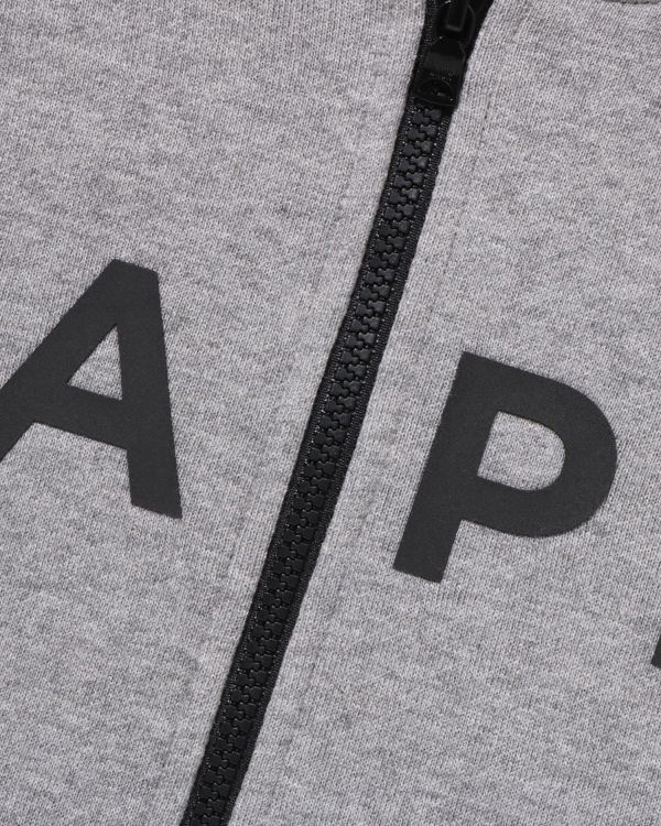 Sweat À Capuche Bape STA Quilting Zip Enfant Grise | ATRGJ5710