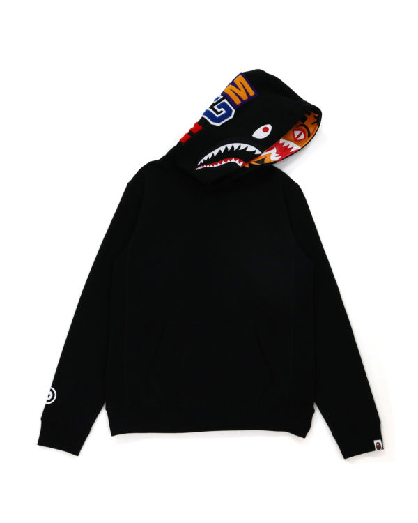 Sweat À Capuche Bape Shark Inside Tiger Pullover Femme Noir | BEXJU1928