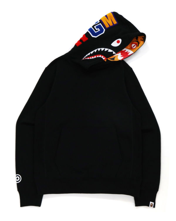 Sweat À Capuche Bape Shark Inside Tiger Pullover Homme Noir | WKUOQ0178