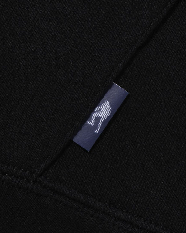 Sweat À Capuche Bape Stiching Pullover Homme Noir | QMYEU1635