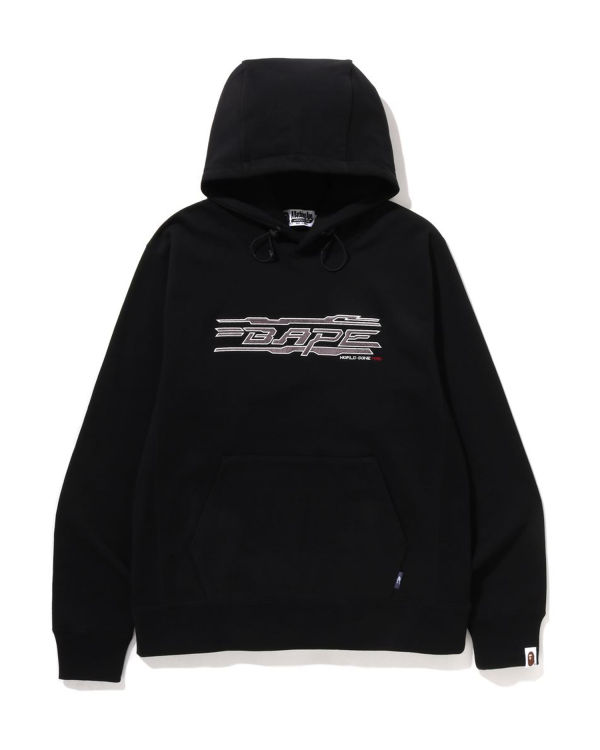 Sweat À Capuche Bape Stiching Pullover Homme Noir | QMYEU1635