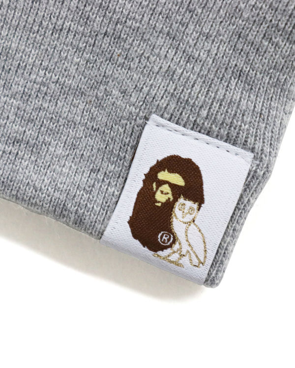 Sweat À Capuche Bape X OVO Pullover Homme Grise | IPYEF4257