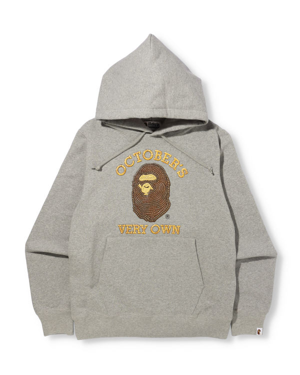 Sweat À Capuche Bape X OVO Pullover Homme Grise | IPYEF4257