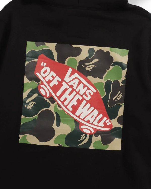 Sweat À Capuche Bape X Vans Pullover Homme Noir | ZDLUY6913