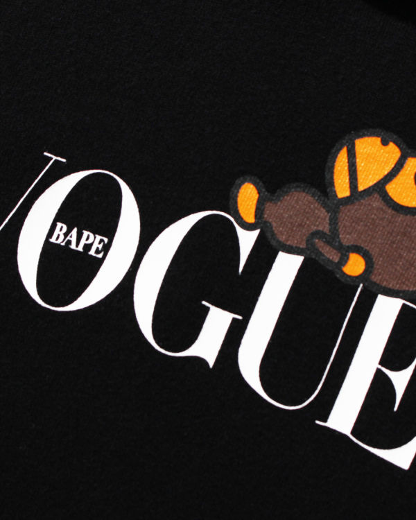 Sweat À Capuche Bape X Vogue Milo Pullover Enfant Noir | HGFLD0739