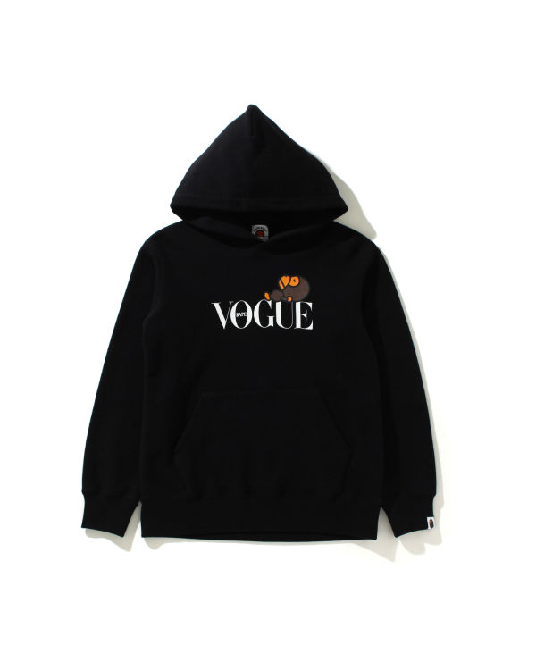 Sweat À Capuche Bape X Vogue Milo Pullover Enfant Noir | HGFLD0739