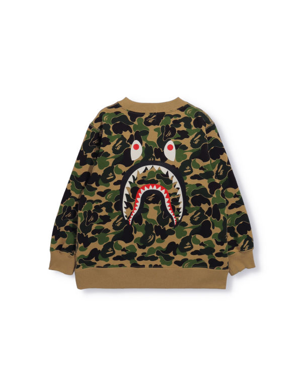 Sweats Bape ABC Camo Shark Crew Neck Enfant Vert | LBKYH5319