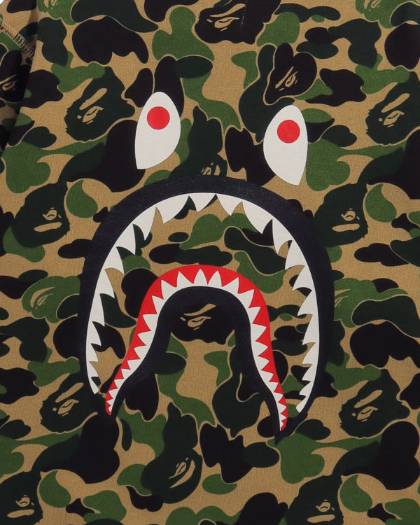 Sweats Bape ABC Camo Shark Crew Neck Enfant Vert | LBKYH5319