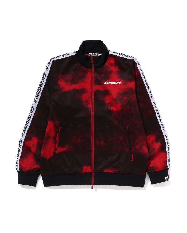 Sweats Bape A Bathing Ape Dye Piste Homme Rouge Clair | YCDXU5134