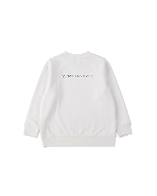 Sweats Bape Ape Head Moon Crewneck Enfant Blanche | LBOMQ5236