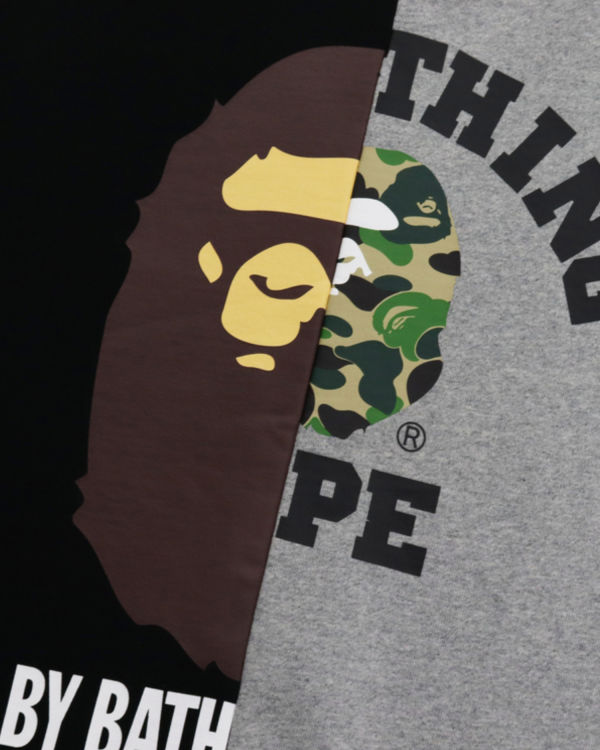 Sweats Bape College & By Bathing Loose Fit Homme Noir | IGUNT9251