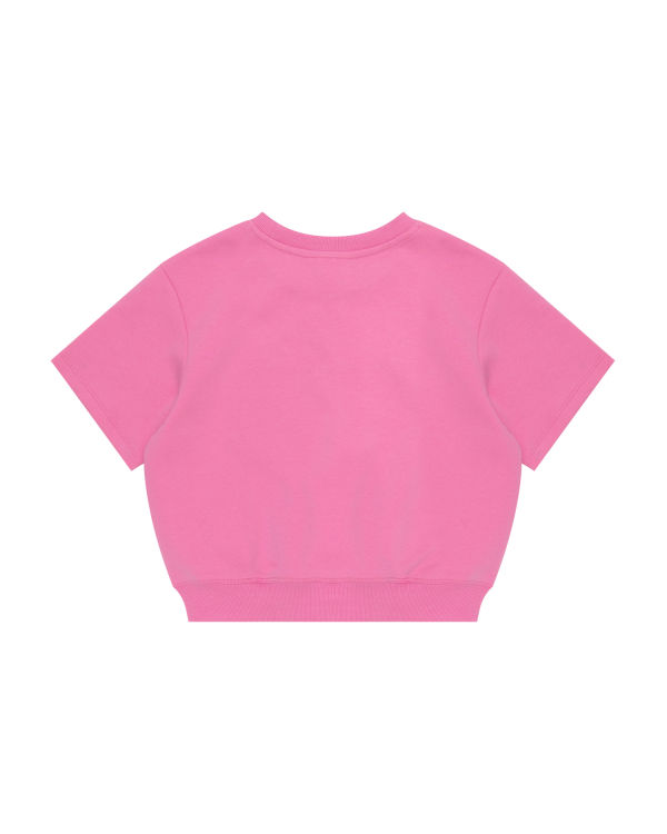 Sweats Bape Cropped logo Femme Rose | FCPYA9351