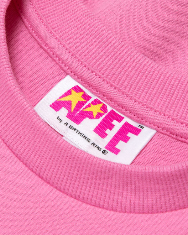 Sweats Bape Cropped logo Femme Rose | FCPYA9351