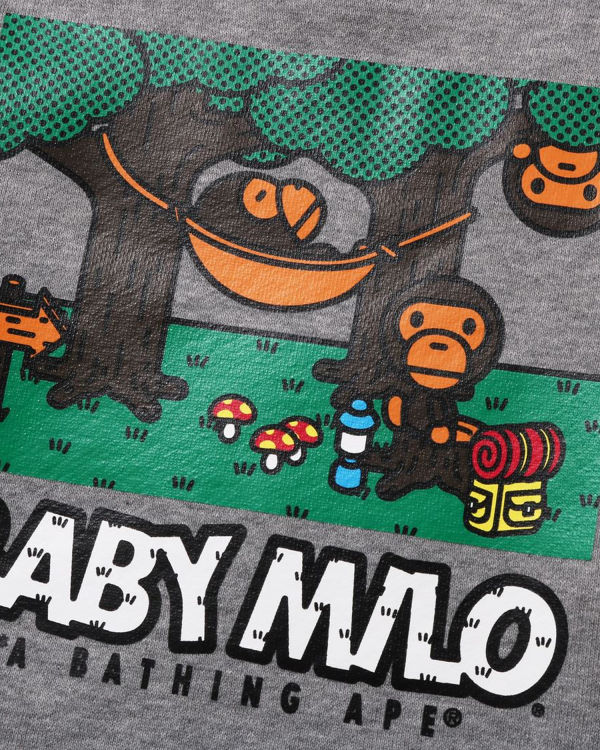 Sweats Bape Milo Camo Hammock Crewneck Enfant Grise | SIBHX7815