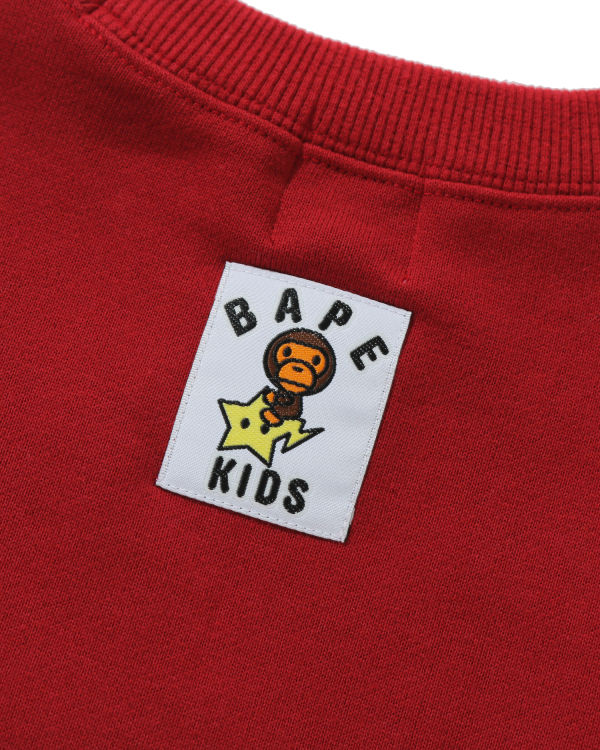 Sweats Bape Milo Christmas Tree Crewneck Enfant Rouge Clair | CTPOR2609