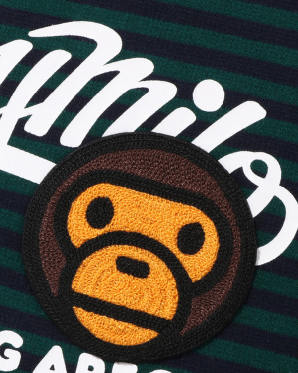 Sweats Bape Milo Patch Hoop Crewneck Enfant Vert Foncé | VOEZI7804