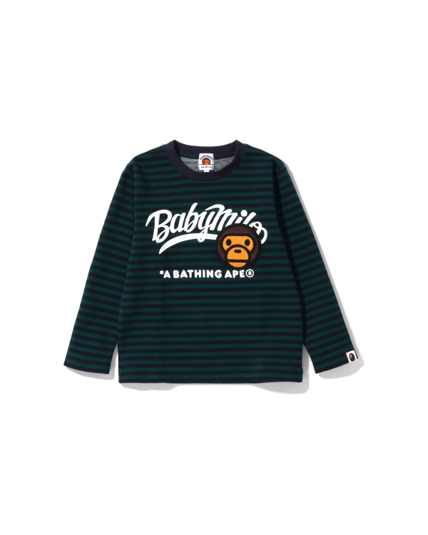 Sweats Bape Milo Patch Hoop Crewneck Enfant Vert Foncé | VOEZI7804