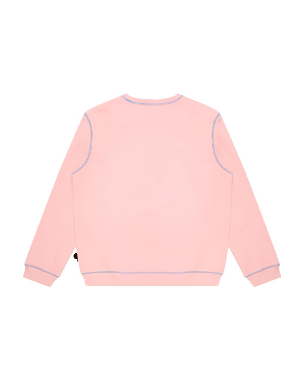 Sweats Bape Milo crew neck Femme Rose | UTIVK5402