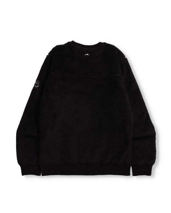 Sweats Bape Mr Boa crew neck Homme Noir | XUKID3710