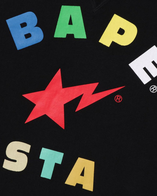 Sweats Bape STA Crewneck Homme Noir | UCBPN0461