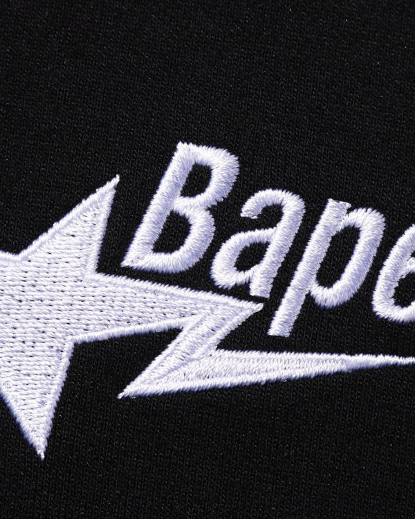 Sweats Bape STA Logo Relaxed Fit Crewneck Homme Noir | PFHYS3416