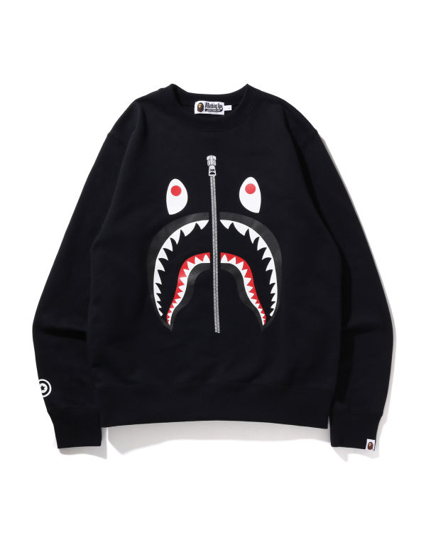 Sweats Bape Shark Crewneck Homme Noir | NLWVI6012