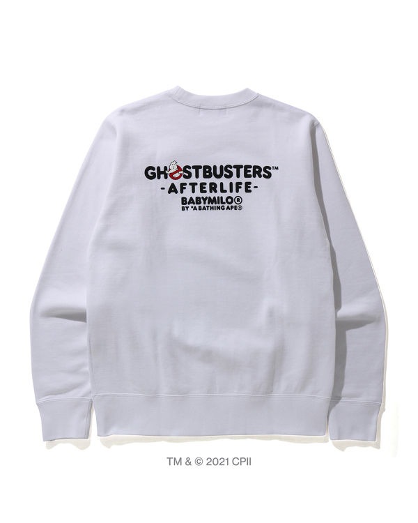 Sweats Bape X Ghostbusters Ape Head Crewneck Homme Blanche | GLUNQ2147