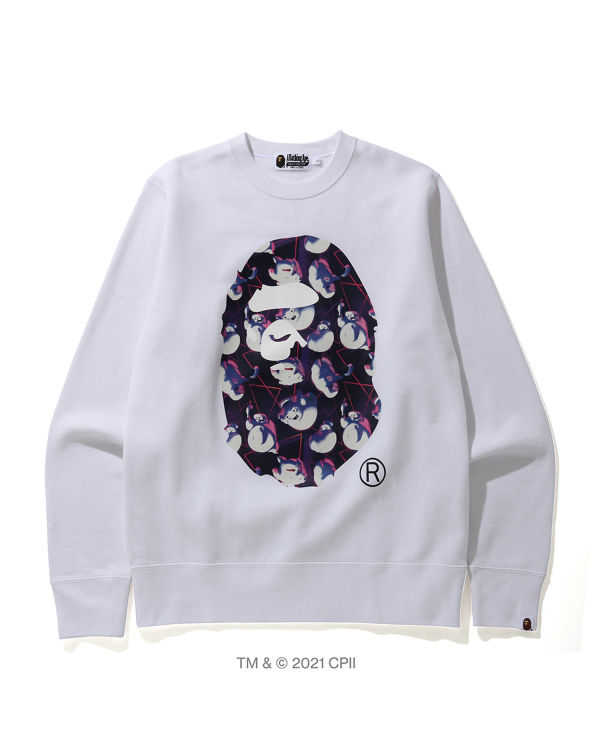 Sweats Bape X Ghostbusters Ape Head Crewneck Homme Blanche | GLUNQ2147