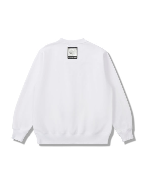 Sweats Bape X Hajime Sorayama Crewneck Homme Blanche | CLPXO9781