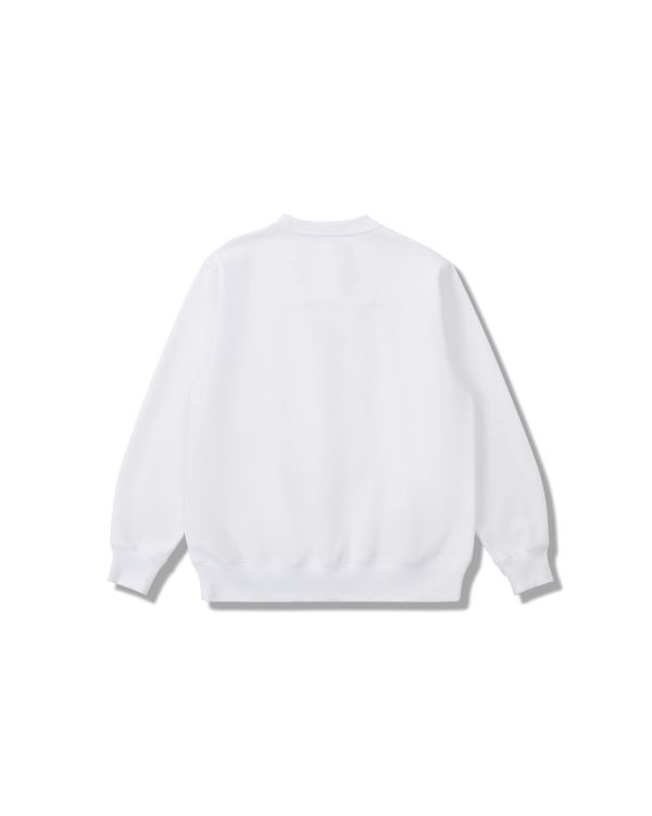 Sweats Bape X Hajime Sorayama Shark Crewneck Homme Blanche | NYPQB1564