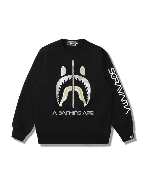 Sweats Bape X Hajime Sorayama Shark Crewneck Homme Noir | ZFMKP0572