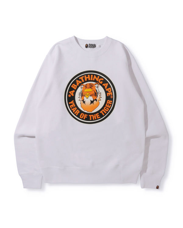 Sweats Bape Year Of The Tiger Crewneck Homme Blanche | CORZF0614